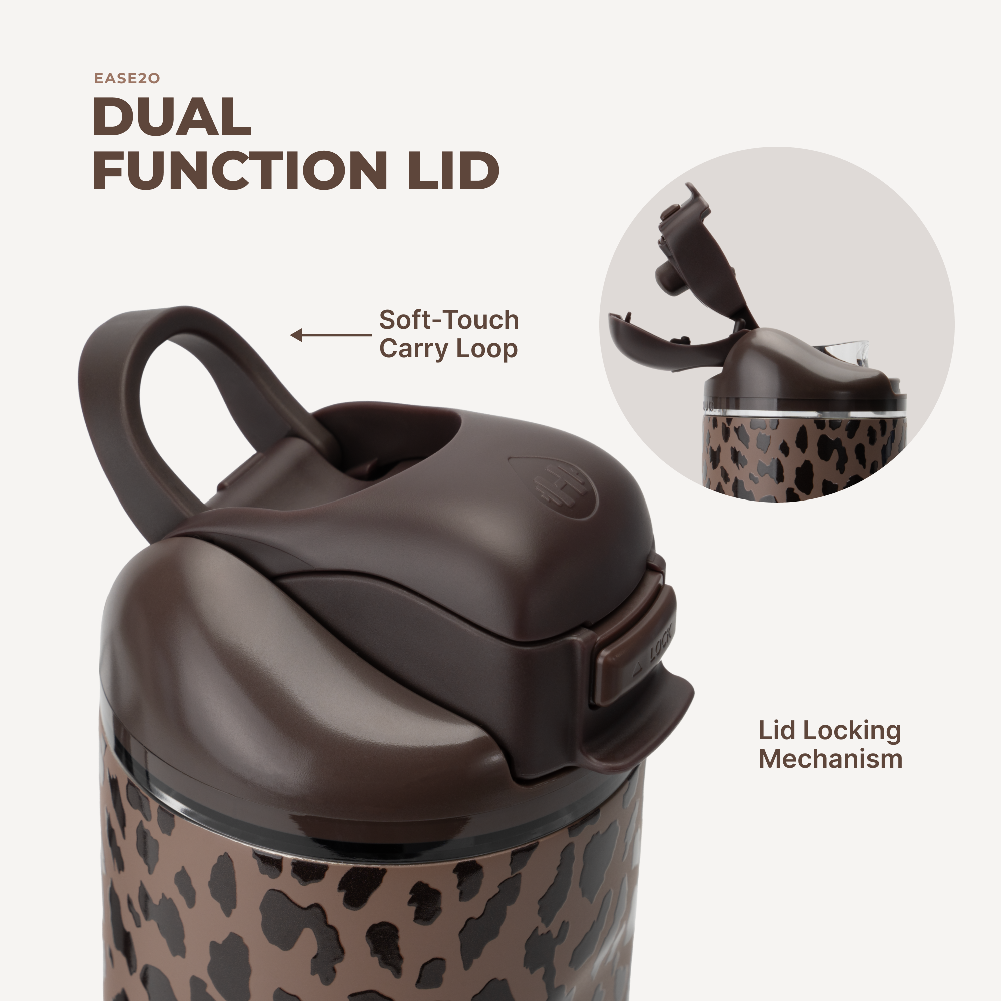Ease2o 32oz - Brown Leopard